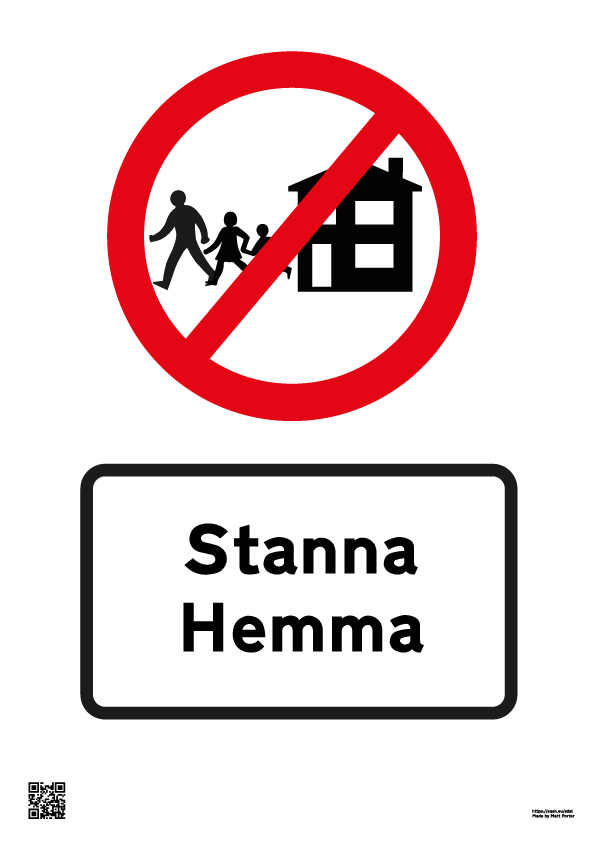 Coronavirus - Stanna Hemma