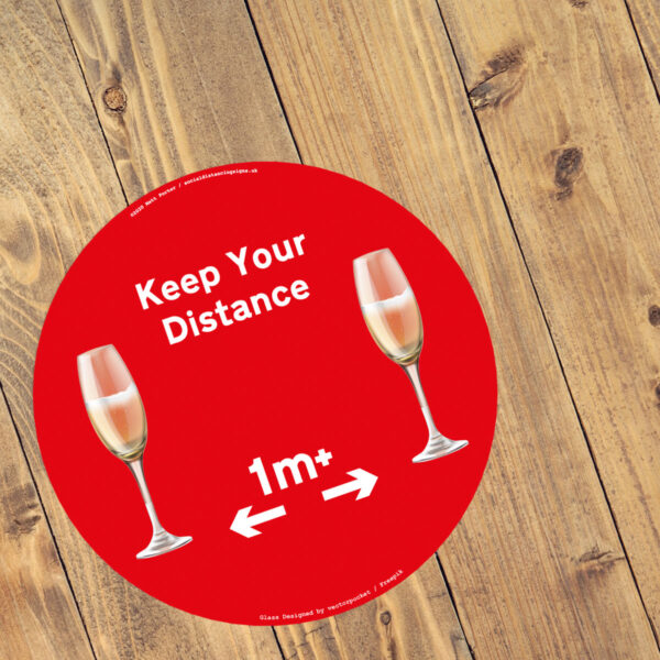 Pubs, Bars and Restaurants - Keep Your Distance - One Metre Plus