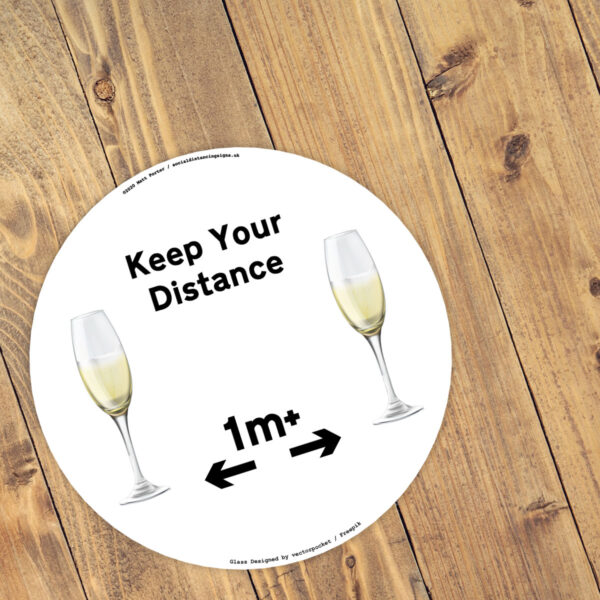 Pubs, Bars and Restaurants - Keep Your Distance - One Metre Plus